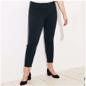 LOFT Plus Leggings Size Brushed Sateen Green NEW